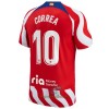 Officiële Voetbalshirt Atlético Madrid Correa 10 Thuis 2022-23 - Heren